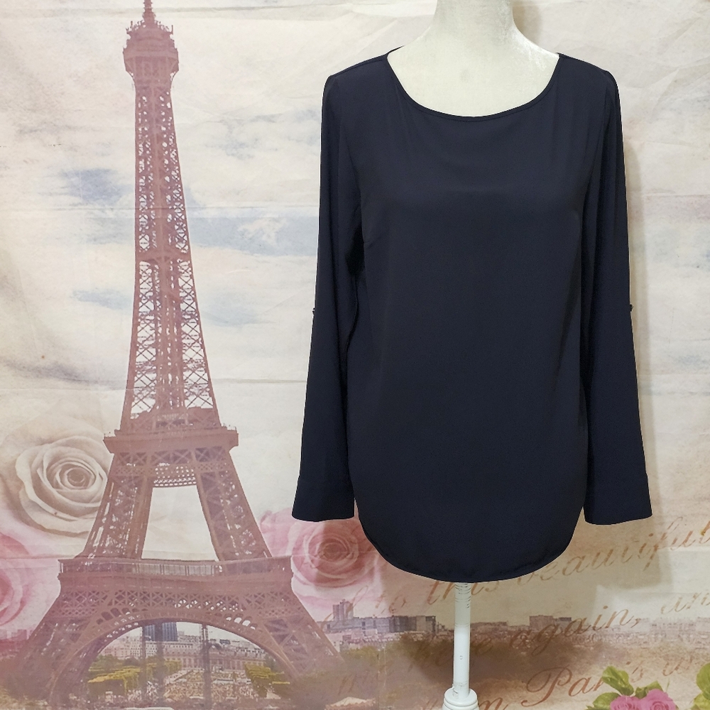 Ann Taylor Classic Black Blouse